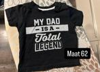 T-shirts van maat 62 tot 74, Ophalen, Zo goed als nieuw, Verschillende merken, Jongetje