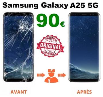 Réparation écran Samsung Galaxy A25 5G au meilleur prix beschikbaar voor biedingen