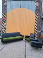 Vintage salon - set van drie zetels, Huis en Inrichting, Zetels | Zetels, Ophalen, Gebruikt