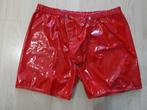 Short en PVC laqué rouge pour homme, Enlèvement ou Envoi, Rouge, Boxer