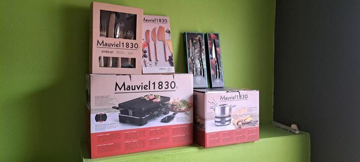 Allerlei nieuw materiaal van MAUVIEL 1830, Elektronische apparatuur, Fonduesets, Ophalen