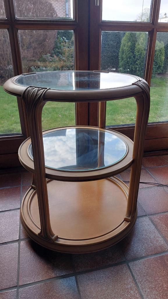 Rond bijzettafel, Huis en Inrichting, Tafels | Bijzettafels, Rond, Ophalen