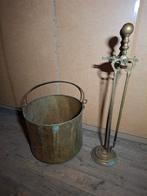 Koperen haard set, Ophalen