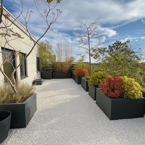 ADEZZ polyester plantenbak interne isolatie 4cm+versteviging, Tuin en Terras, Bloembakken en Plantenbakken, Ophalen