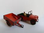 Dinky Toys 340 Land Rover met trailer, Verzenden, Gebruikt, Tractor of Landbouw, Dinky Toys