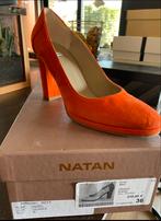 Suède oranje Natan schoenen met enveloptas, Ophalen, Nieuw, Oranje, Schoenen met hoge hakken