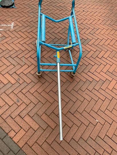 steekwagen vaten kantelaar, Doe-het-zelf en Bouw, Transportwagens, Zo goed als nieuw, Steekwagen, 100 liter of meer, Ophalen