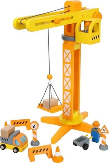 Grue de construction en bois LIVRAISON RAPIDE ET GRATUITE, Envoi, Neuf, Découverte