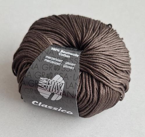 10x50g Lana Grossa Classico - bruin, Hobby en Vrije tijd, Breien en Haken, Nieuw, Breien, Wol of Garen, Ophalen of Verzenden