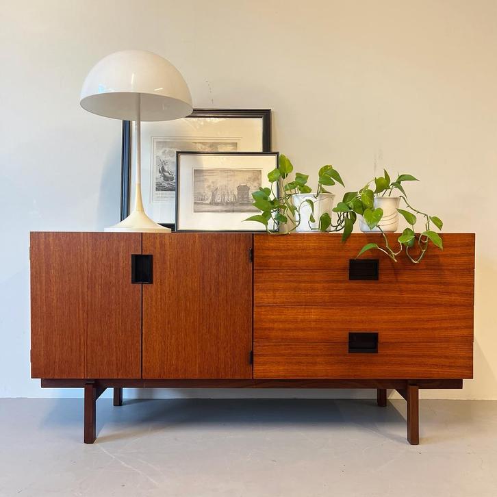 Vintage design dressoir •Pastoe• Japanse serie, Huis en Inrichting, Kasten | Buffetkasten, Gebruikt, Kunststof, Ophalen of Verzenden