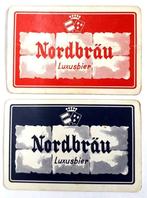 speelkaarten "Nordbräu" Brouwerij Het Sas in Boortmeerbeek, Gebruikt, Ophalen of Verzenden, Speelkaart(en)