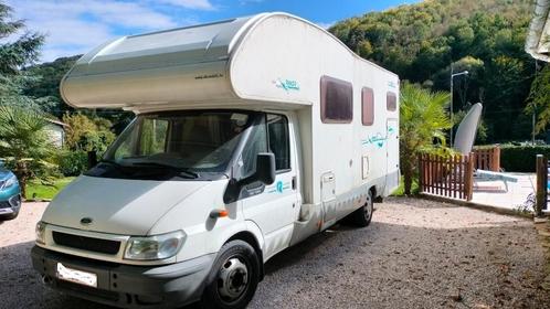 Mobilhome Ford Rimor 6 personen, Caravanes & Camping, Camping-cars, Particulier, Semi-intégral, jusqu'à 6, Ford, Diesel, 7 à 8 mètres