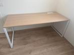 Fantoni Framework bureau - 180x80 - eiken blad - wit frame, Enlèvement, Utilisé, Bureau