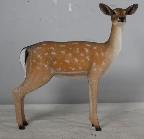Deer Fallow Doe beeld 117 cm - Hert, Verzamelen, Dierenverzamelingen, Nieuw, Ophalen of Verzenden