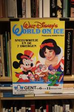 **WALT DISNEY'S** **WORLD ON ICE** 1990 affiche Gent, Ophalen of Verzenden