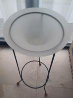Vintage - metalen staander met glazen stolp, Ophalen of Verzenden, Nieuw