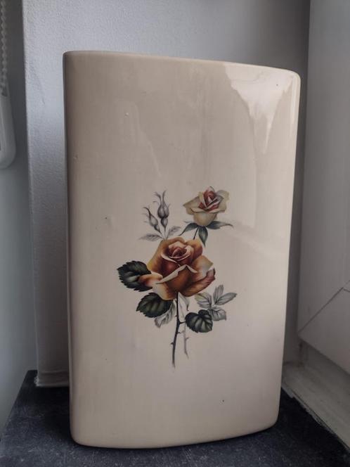 Luchtbevochtiger radiator / vaasje / wandvaasje vintage roos, Huis en Inrichting, Woonaccessoires | Vazen, Gebruikt, Overige kleuren