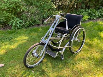 Lichtgewicht aluminium rolstoel met Handbike, Diversen, Rolstoelen, Ophalen, Gebruikt