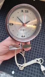 Horloge vintage design en bois de rose des années 50, montre, Comme neuf, Enlèvement ou Envoi