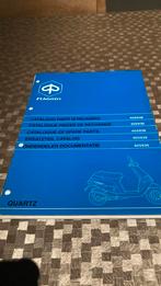 Originele onderdelenlijst voor Piaggio Quartz, Vélos & Vélomoteurs, Modes d'emploi & Notices d'utilisation, Enlèvement ou Envoi