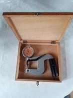 Antieke micrometer meetinstrument, Antiquités & Art, Antiquités | Outils & Instruments, Enlèvement ou Envoi