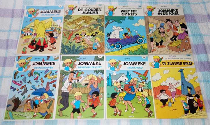 Verzameling strips Jommeke in kleur., Boeken, Stripverhalen, Gelezen, Meerdere stripboeken, Ophalen of Verzenden