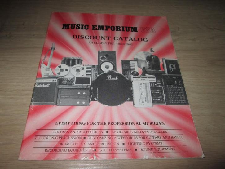 Music Emporium USA Catalogus 1984/1985 -Originele Brochure, Muziek en Instrumenten, Soundmodules, Gebruikt, Overige merken, Verzenden