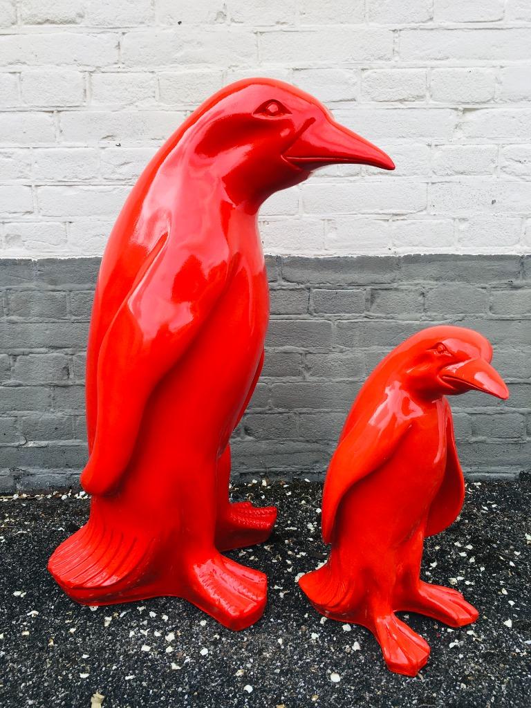 tuinbeelden pinquin, Tuin en Terras, Tuinbeelden, Nieuw, Dierenbeeld, Kunststof, Ophalen of Verzenden