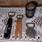 Set 5 vintage gemerkte flesopeners, Prijs voor alles, Enlèvement ou Envoi, Utilisé, Ouvre-bouteille