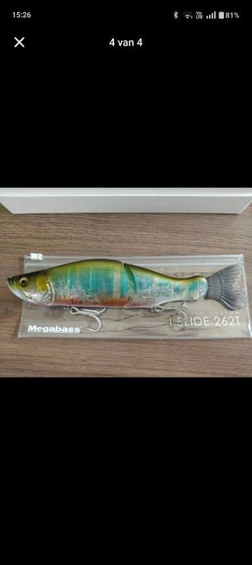 Megabass I-Slide 262t Oikawa Islide glidebait snoek beschikbaar voor biedingen