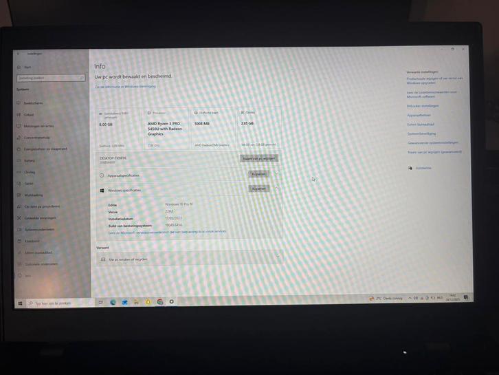Lenovo thinkpd laptop, Computers en Software, Windows Laptops, Gebruikt, 14 inch, 2 tot 3 Ghz, 16 GB, Azerty, Ophalen