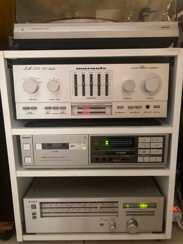 MARANTZ PM500 versterker+SONY Tuner+PHILIPS DECK EN PLATINUM beschikbaar voor biedingen