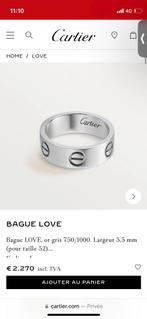 Bague love cartier, Handtassen en Accessoires, Ringen, Gebruikt, Dame of Heer