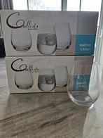 12 waterglazen, Ophalen