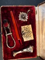 Antieke lak en zegelset, Ophalen of Verzenden