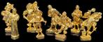 Miniatuur Beeldjes Verguld Musketiers, Verzenden, Mens