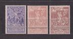België 1896 OBP 71-73 postfris **, Postzegels en Munten, Postzegels | Europa | België, Verzenden, Postfris, Postfris
