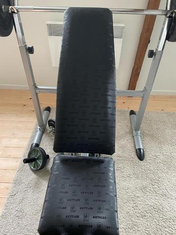 Ketler halterbank, Sport en Fitness, Ophalen, Krachtstation, Zo goed als nieuw, Metaal
