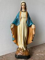 Oud beeldje Maria, OLV van Wonderdadige medaille (31 cm), Verzamelen, Religie, Gebruikt, Ophalen of Verzenden, Christendom | Katholiek