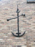 Zeer mooi oud scheepsanker, buitenmuur decoratie met bevesti, Ophalen