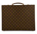 Louis Vuitton Président Aktetas, Handtassen en Accessoires, Koffers, Ophalen, Gebruikt, Leer, Slot
