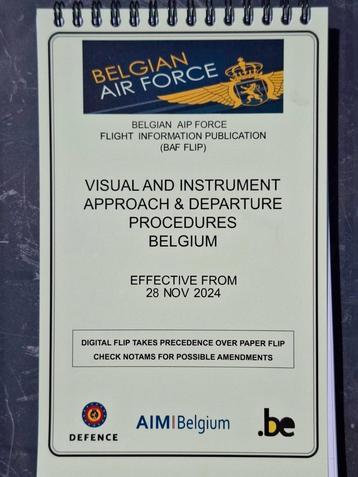 Belgian Air Force Flight Information Publication beschikbaar voor biedingen