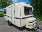 Unieke vintage lander graziella polyester caravan, Caravans en Kamperen, Caravans, Particulier, Koelkast