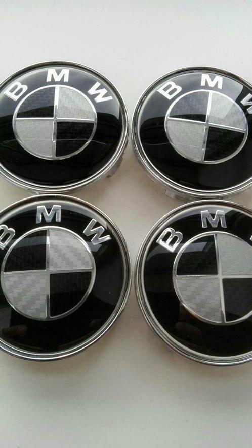 4x Bmw carbon wieldoppen Ø 68mm e60 e61 e39 f20 f10 f11 f30, Auto-onderdelen, Klein materiaal, BMW, Nieuw, Ophalen of Verzenden