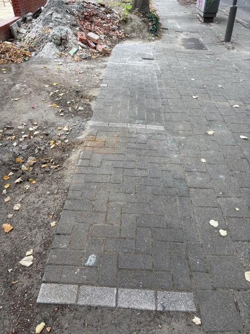 6,5m2 betonklinkers, Tuin en Terras, Tegels en Klinkers, Gebruikt, Klinkers, Beton, 5 tot 10 m², Ophalen