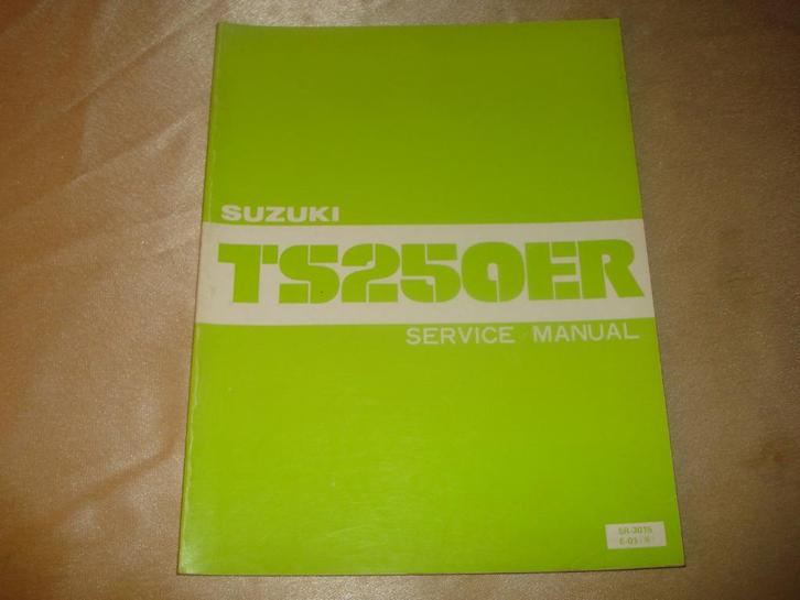SUZUKI TS250ER Ancien Manuel d'Entretien, Motoren, Handleidingen en Instructieboekjes, Suzuki, Ophalen of Verzenden