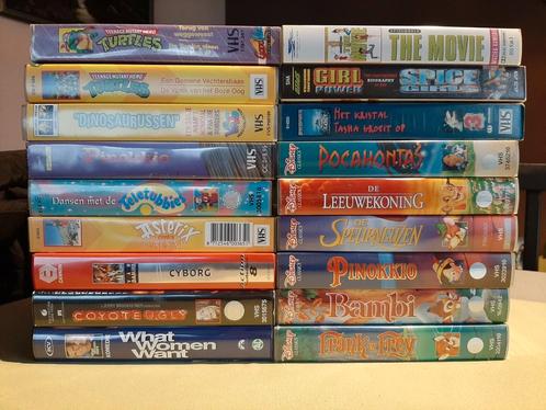 VHS Disney / TMNT Ninja Turtles / spice girls / varia, Cd's en Dvd's, VHS | Kinderen en Jeugd, Zo goed als nieuw, Ophalen of Verzenden