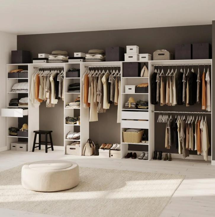 dressing in kit moduleerbaar, Huis en Inrichting, Kasten | Kleerkasten, Nieuw, Ophalen