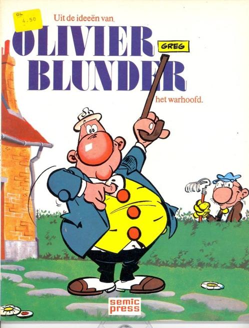 Verzameling strips Olivier Blunder., Boeken, Stripverhalen, Gelezen, Meerdere stripboeken, Ophalen of Verzenden