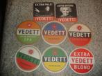 8 verschillende bierviltjes van Vedett, brij. Duvel, Verzamelen, Ophalen of Verzenden, Zo goed als nieuw, Viltje(s), Duvel